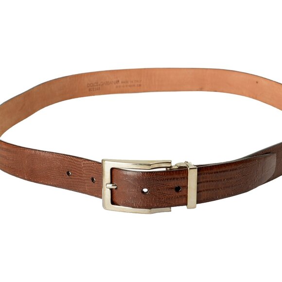 Dolce & Gabbana Men\'s Genuine Tegu Lizard leather Belt US 44 IT 110 main image 4